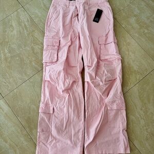 (NWT) Pink Cargo Pants